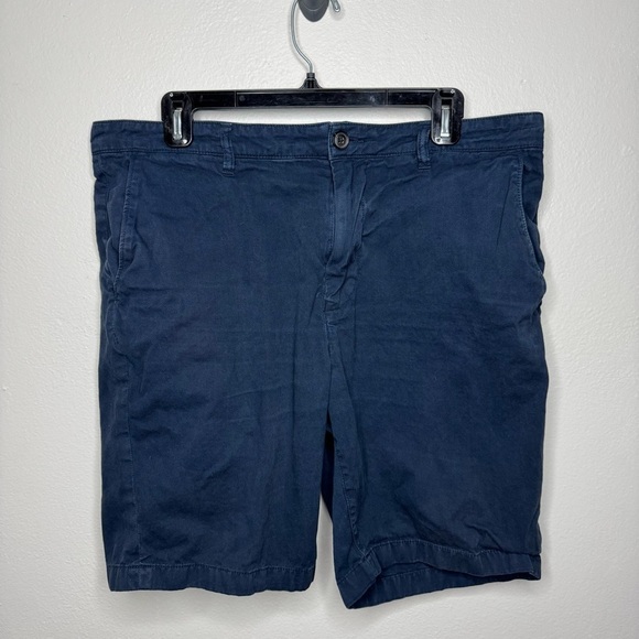 John Varvatos Robbie Short 100% Cotton Navy Blue - Picture 3 of 11